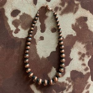 Faux Navajo Pearl inspired necklace!